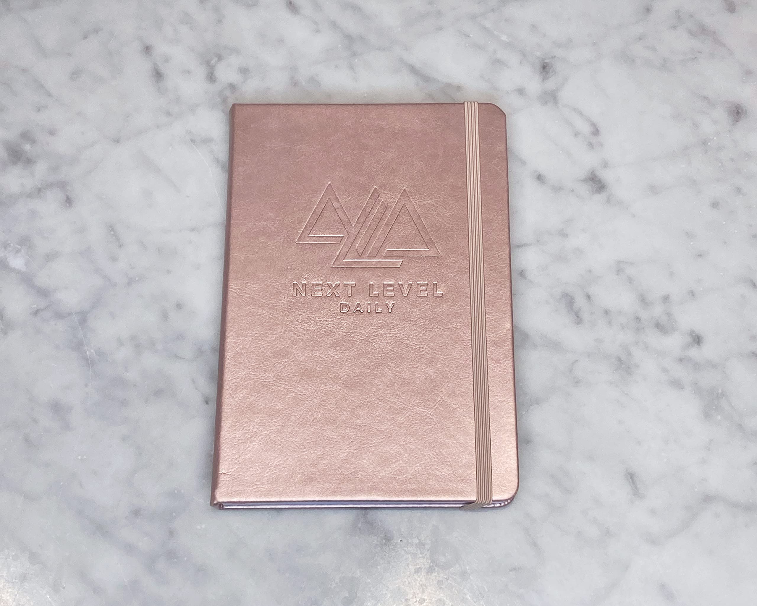 Planner | Agenda giornaliera ad alte prestazioni per produttività, felicità, gestione del tempo | Habit Tracker, Gratitudine Journal - Non datato, copertina rigida (oro rosa)