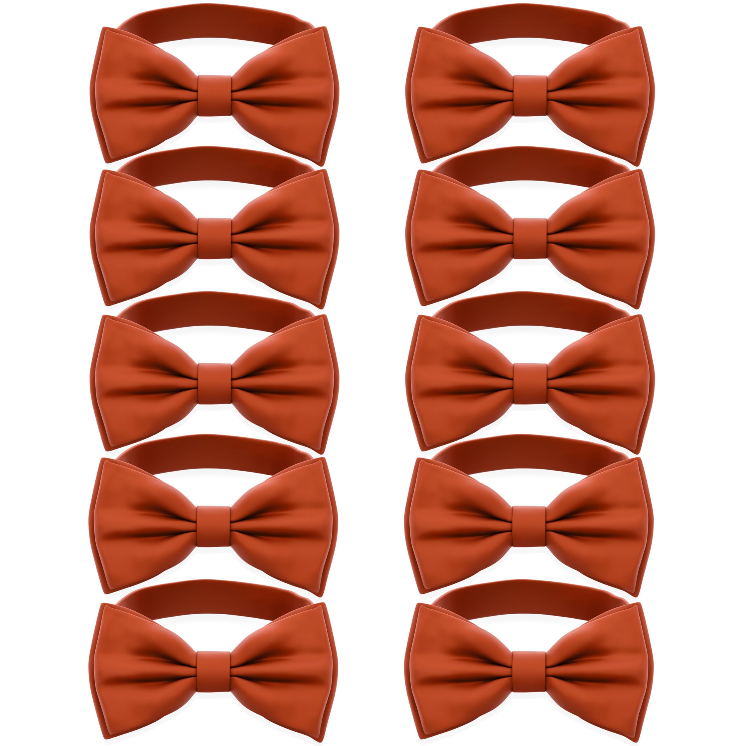 Adam Young Men's Bow Ties Pre-Tied Style Formal Satin Classic Bowtie for Tuxedo Faux Silk