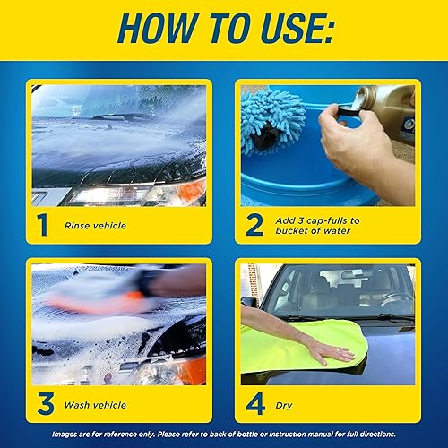 Miniatura 6 de Rain-X 620199 Pro High Foaming Cerami-X Wash and Wax, 48oz  Limpieza profunda y fórmula de alta espuma para lavar y proteger tu vehículo con