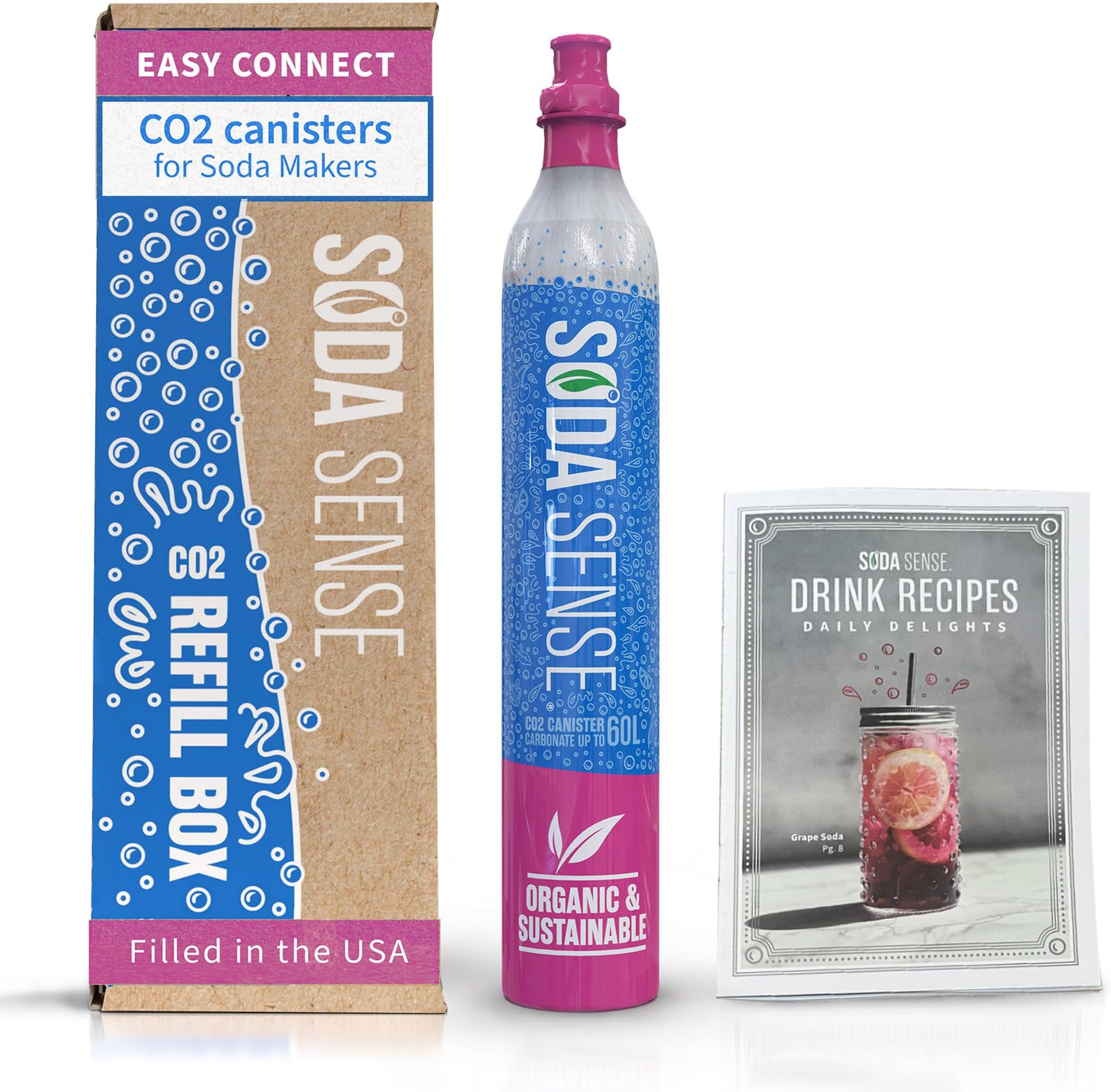 Sodastream Quick Connect CO2 Carbonator Refill Cartridge (1