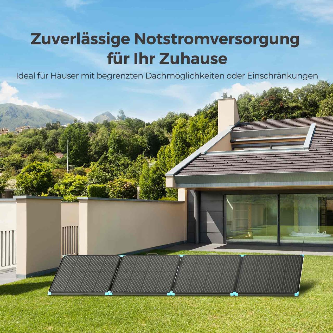 Renogy Light Suitcase 400W Solarpanel, Kompakt und Leicht 400W solarmodul für RV Marine Rooftop Farm Batterie und andere Off-Grid Anwendungen