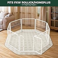Vista 2 de FXW Almohadillas lavables para orina para perros, almohadillas para cachorros con súper absorbente, diseñadas específicamente para el corral