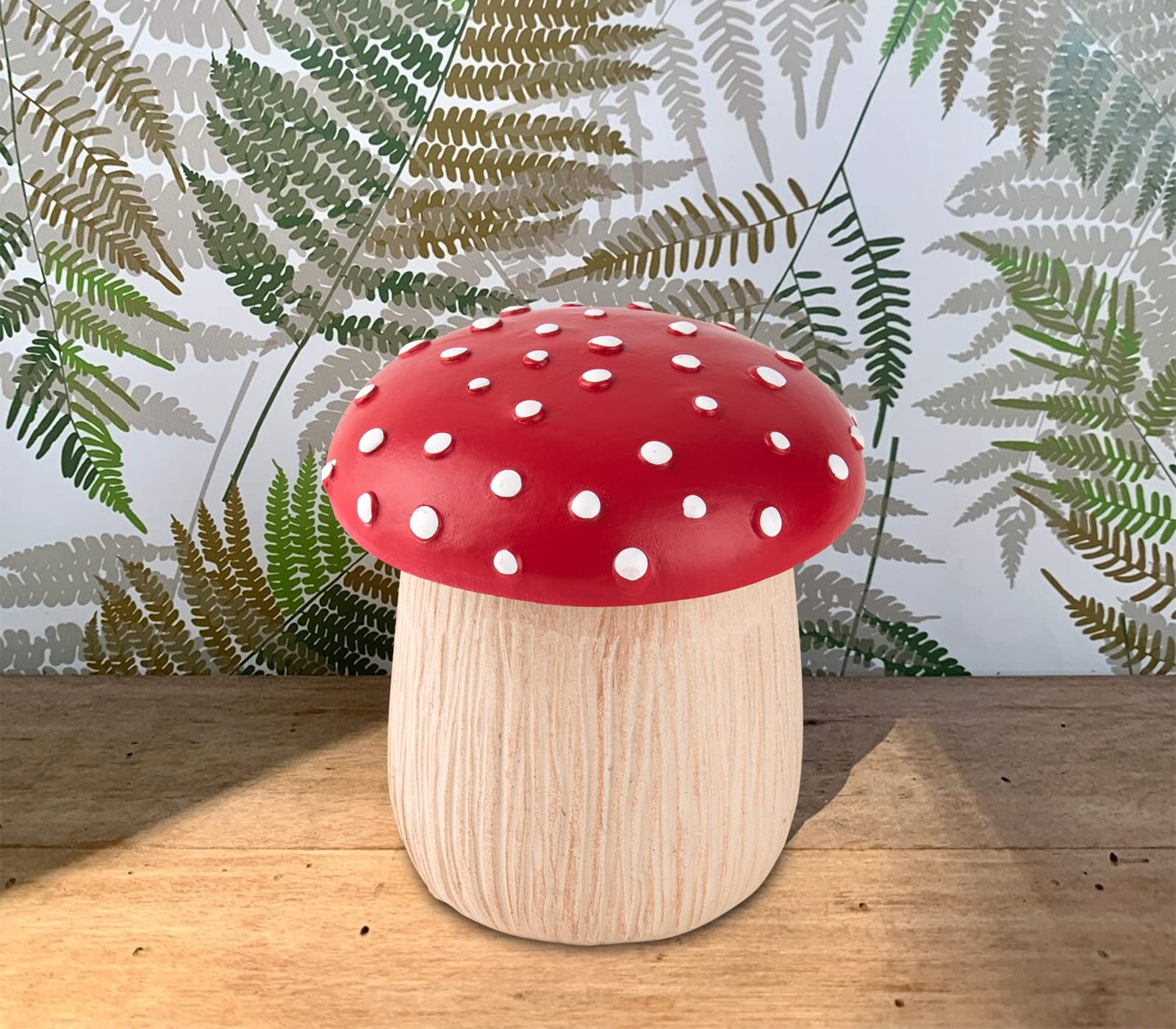 Mushroom Shaped Q-tip & Cotton Ball Holder - 2-Pack Cute Bathroom Organizer - View #10