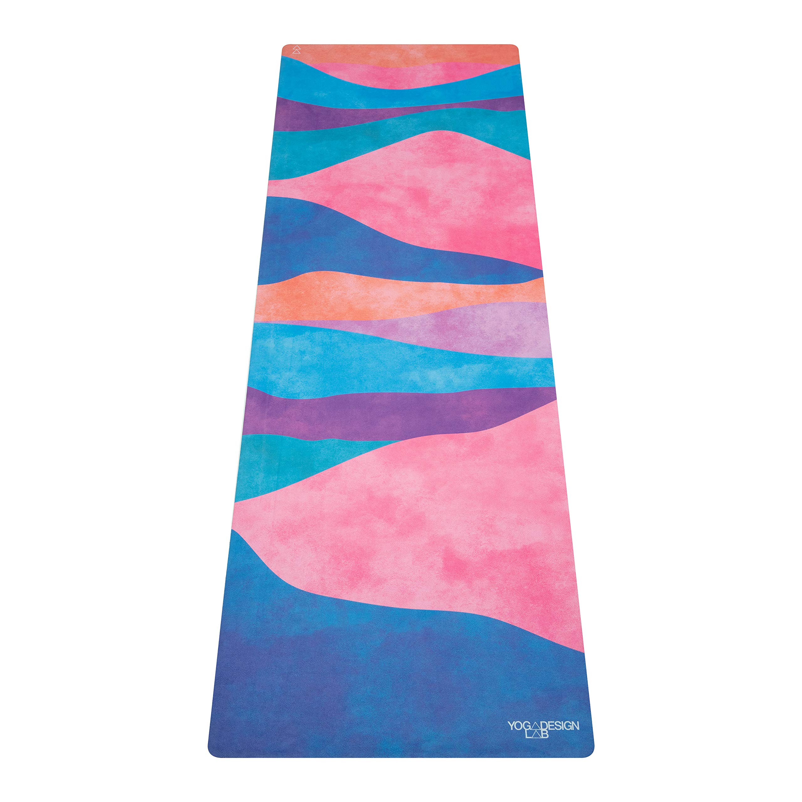 Yoga Design LabThe Combo Yoga Mat | 2-in-1 Mat+Towel | Eco Luxury | Ideal for Hot Yoga, Power, Bikram, Ashtanga, Sweat | Studio Quality | Includes Carrying Strap!