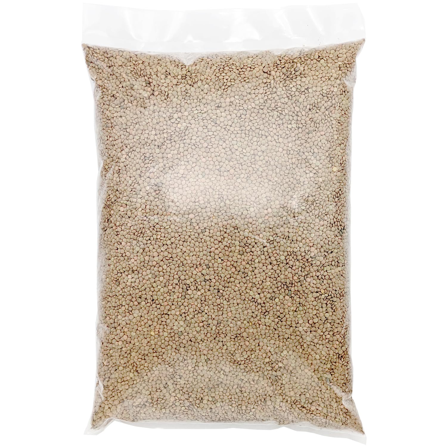 Oltresole, Lentilles vertes biologiques 5 Kg, Légumineuses entières biologiques séchées, source de protéines et de fibres, riches en fibres et en sels minéraux, format pratique