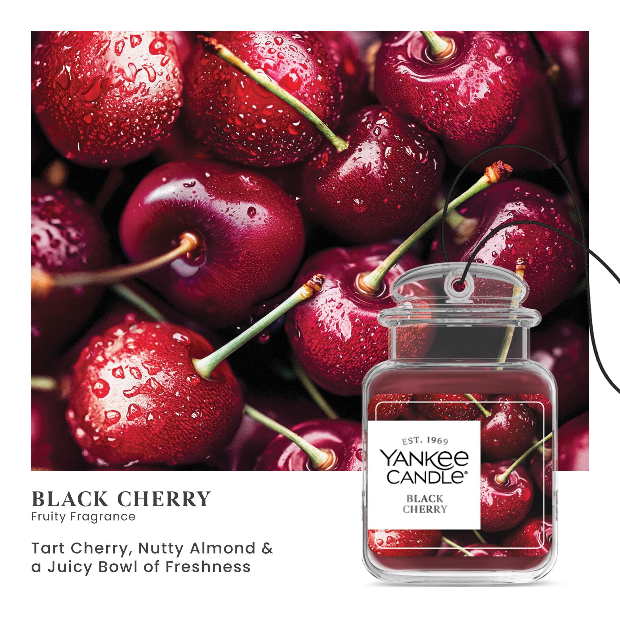 Yankee Candle, Duftkerze im Glas, klein, Duft: Vanille, Limette, rot, Car Jar Ultimate