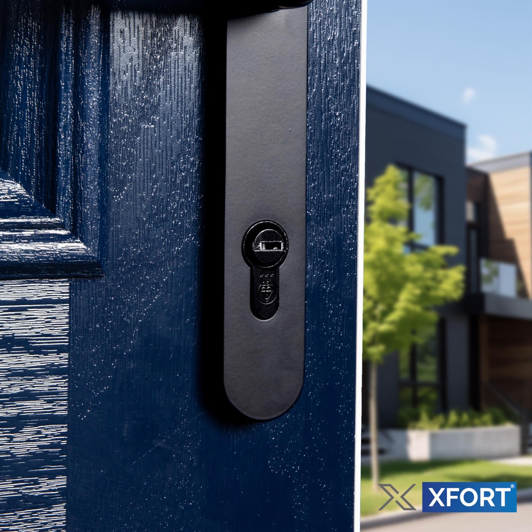 XFORT Colossus Matt Black 3 Star Kitemarked Euro Cylinder Lock 55EX/45 (100mm), British Standard TS007 Anti-Snap Barrel Lock - Image 2