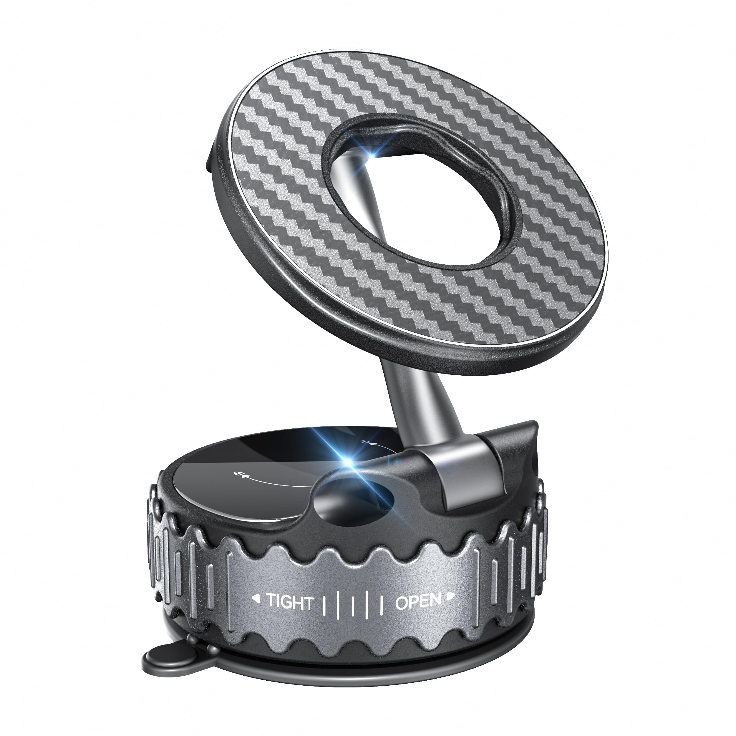 Phone Holder Car for Magsafe Car Accessories [78+LBS Hyper Suction & 4400gf Strongest Magnetic] 360°Adjustable Car Phone Holder Mount, Phone Holders for Car/Gym/Mirror for iPhone 16 Pro Max & Android