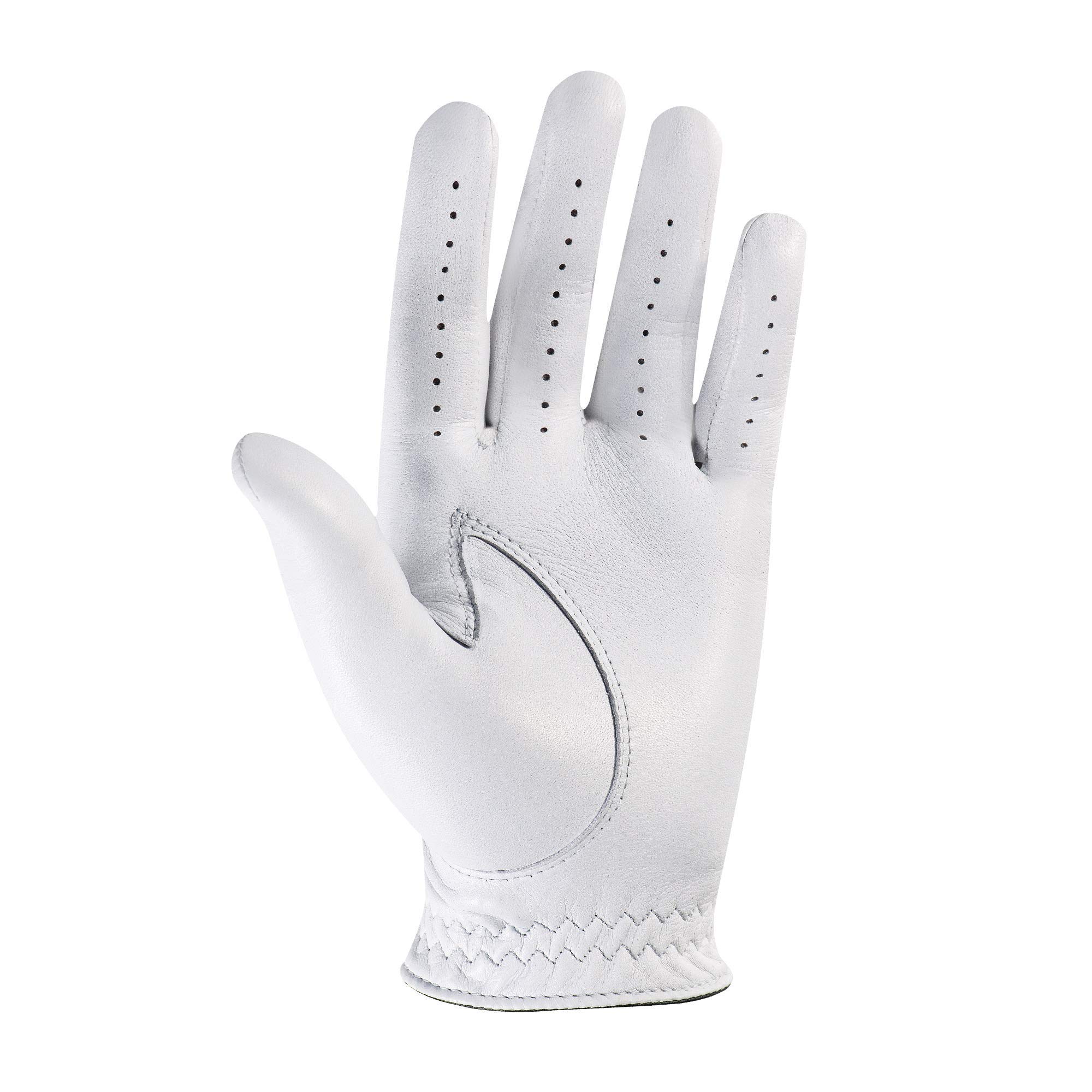 FootJoy Men's StaSof Prior Generation Golf Glove White Cadet Large, Worn on Left Hand