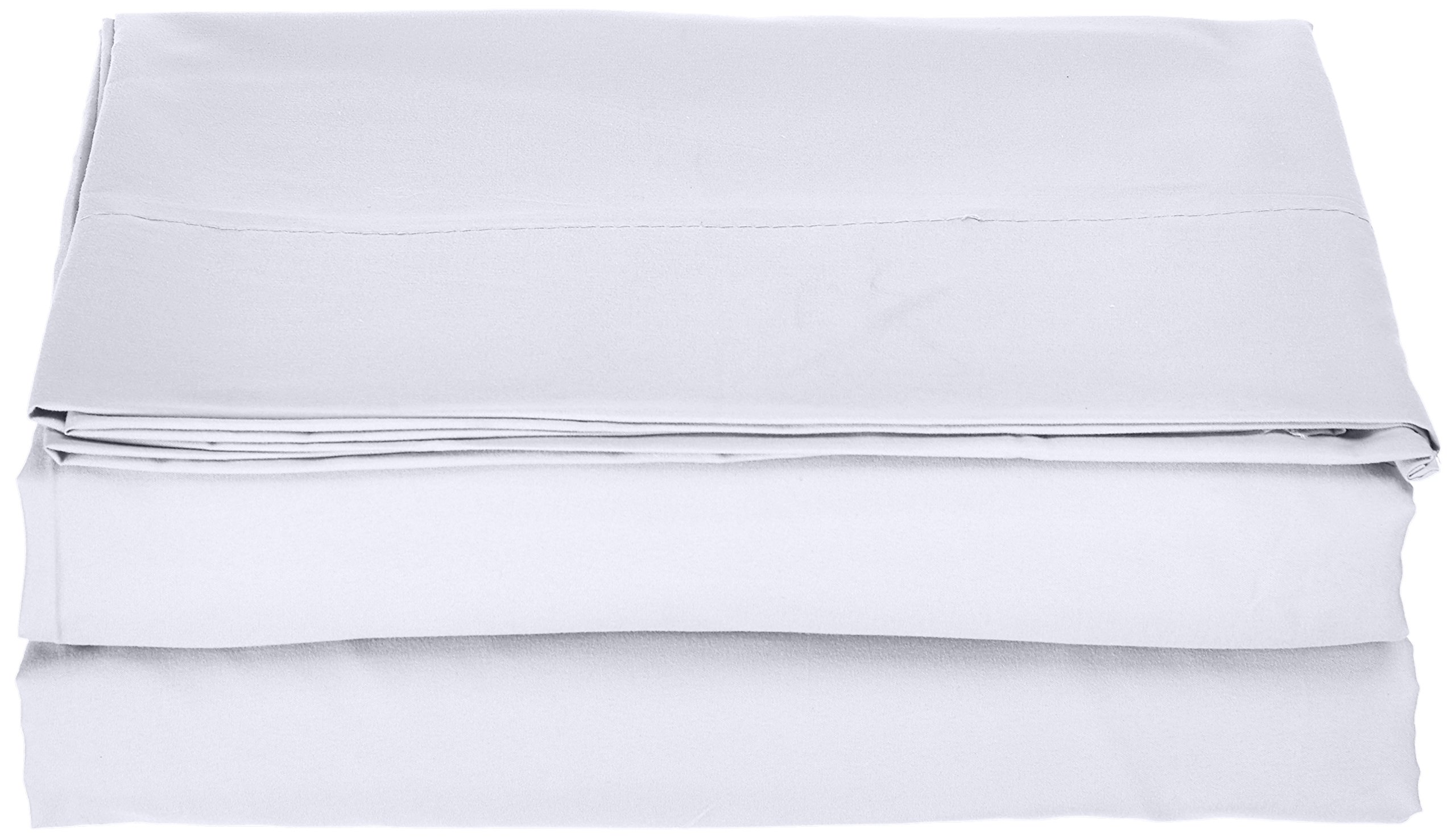 Luxury Fitted Sheet on Amazon Elegant Comfort Wrinkle-Free 1500 Premier Hotel Quality 1-Piece Fitted Sheet, Twin/Twin XL Size, White