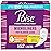 Poise Daily Microliners, Incontinence Panty Liners for Bladder Leaks, 1 Drop Lightest Absorbency, Long Length, 152 Count of Pantiliners (4 Packs of 38)