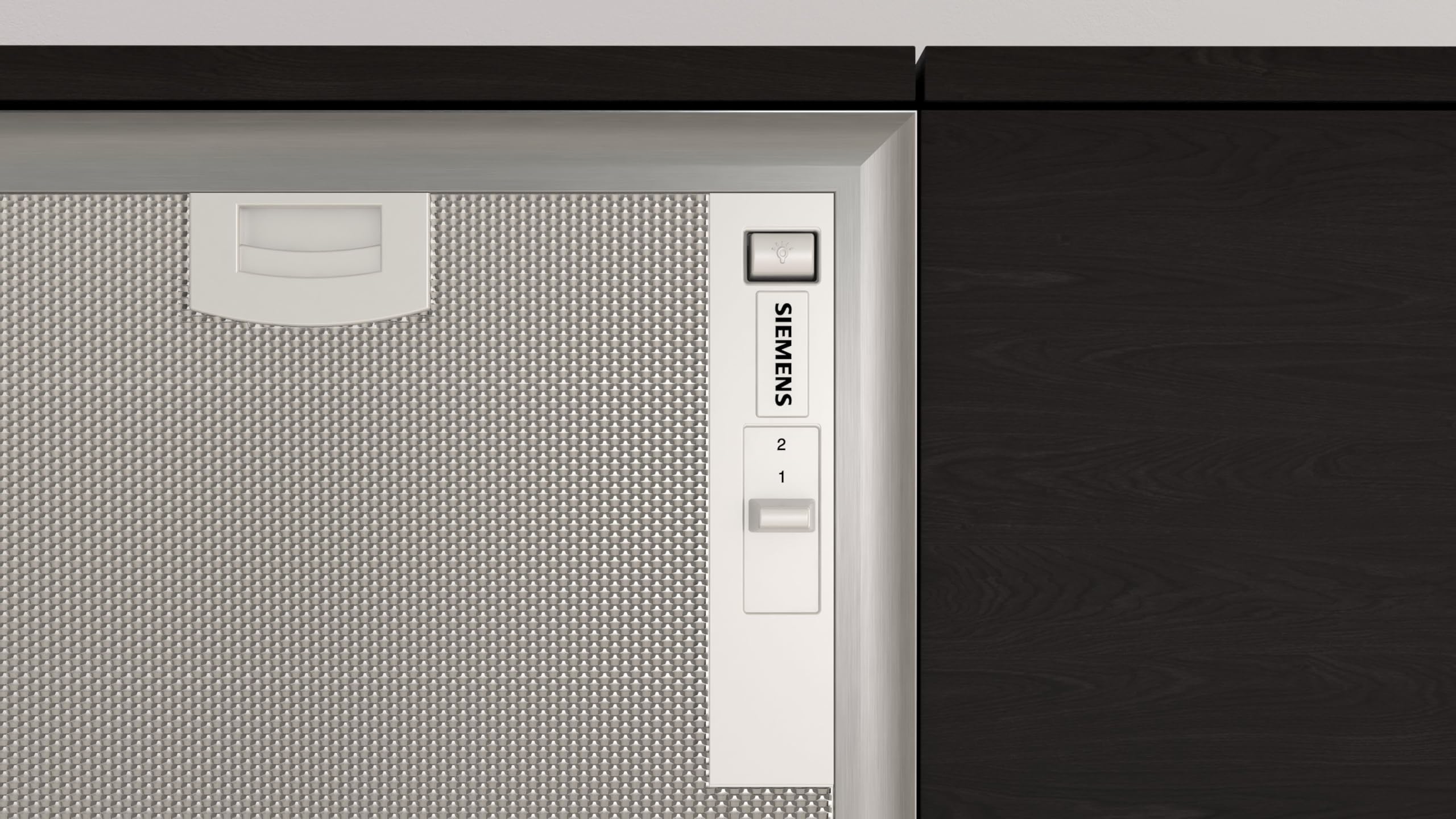 Siemens iQ300 LB75566 Lüfterbaustein 75 cm LED-Beleuchtung Abluft Umluft Silbermetallic