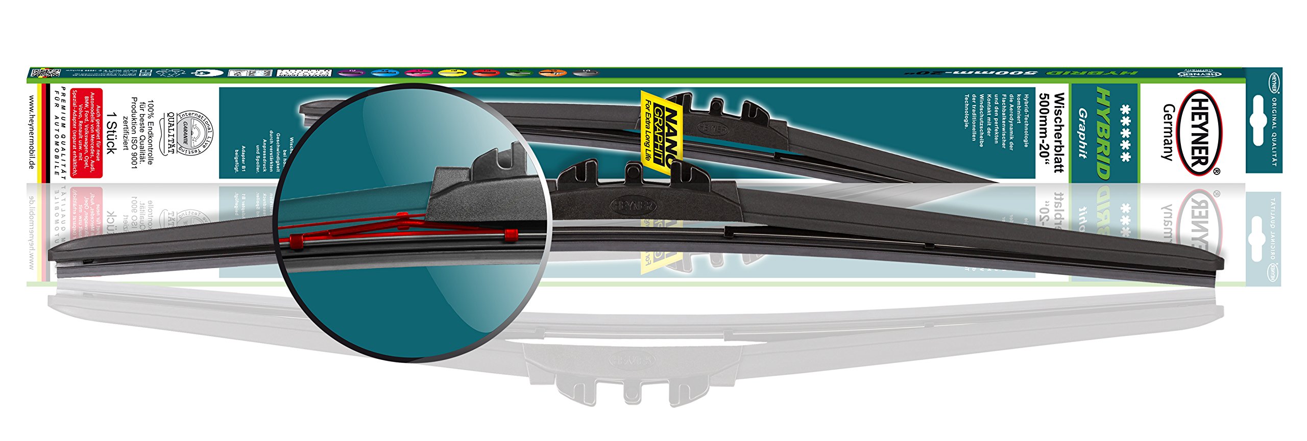 Heyner Tergicristalli Anteriore | Tipo: Spazzole Tergicristallo Con Tecnologia Ibrida | Lunghezza: 760Mm 039000 - 4