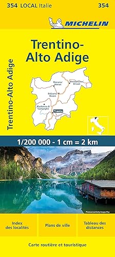 Carte Départementale Trentino-Alto Adige