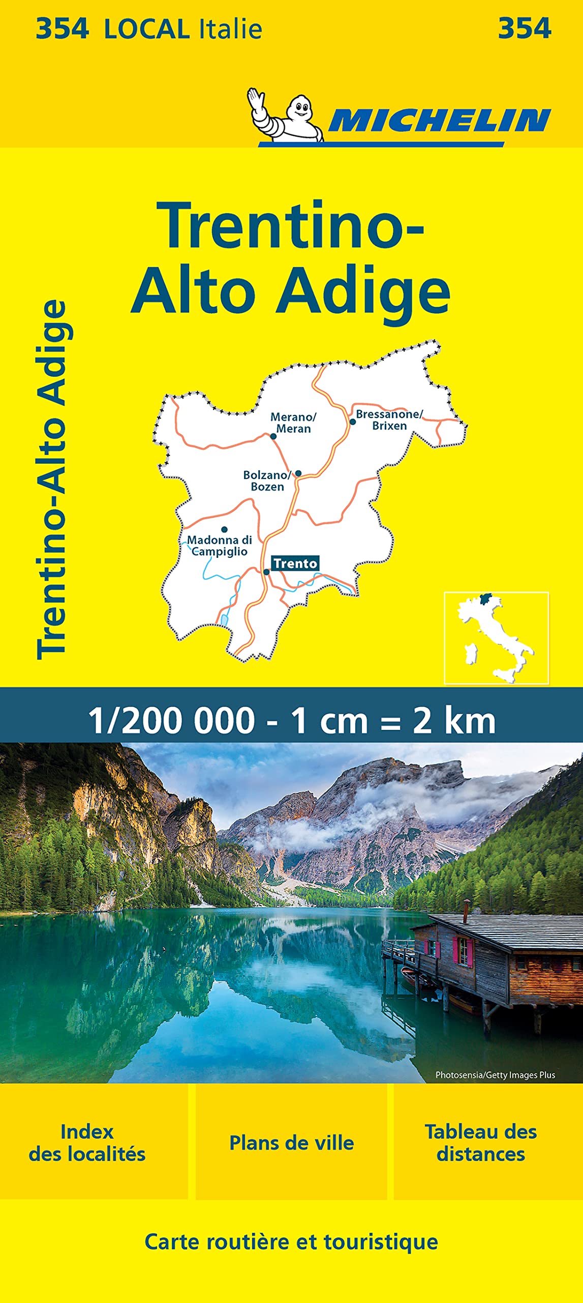 Trentino / Alto Adigi (354) (Michelin kaart - lokaal Italie (354))