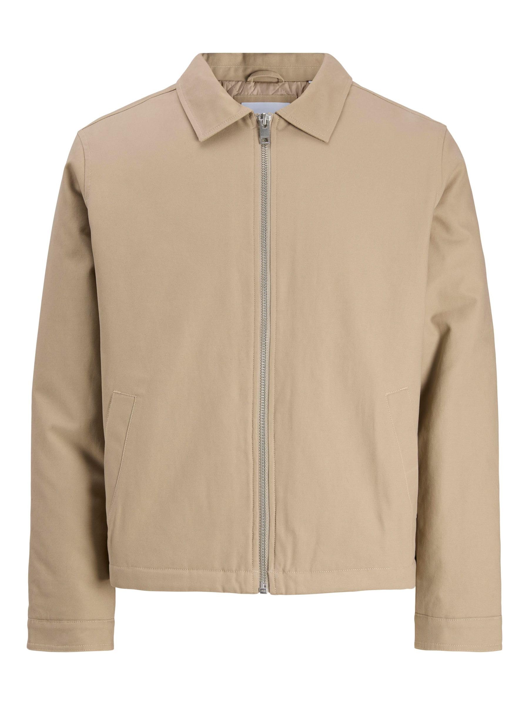 JACK & JONES Outdoorjacke JJEDOVER WORKER JACKET NOOS – Beige, Größe XL