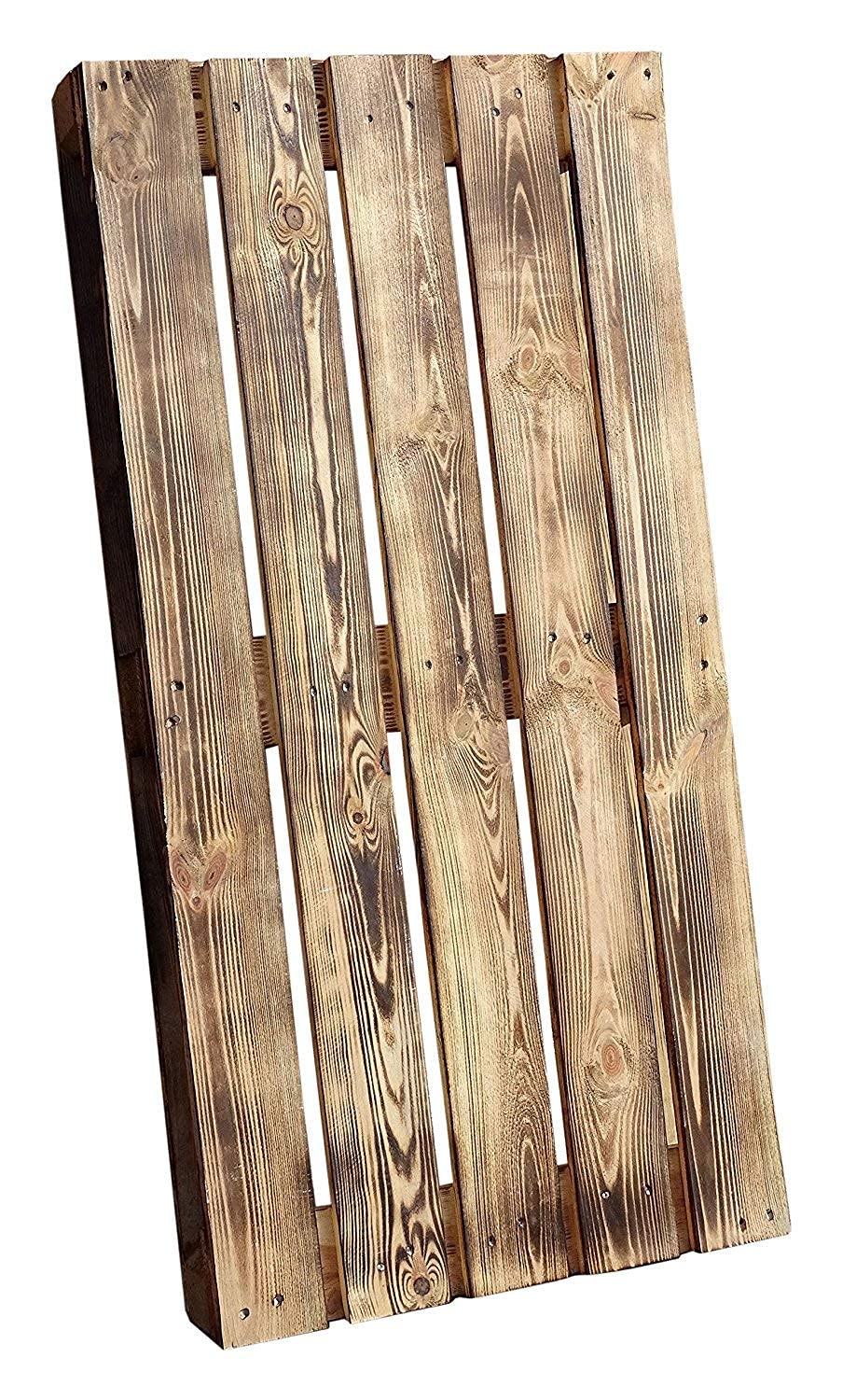 Europalette - Tavolozza in legno fiammato monouso, 120 x 60 x 14 cm