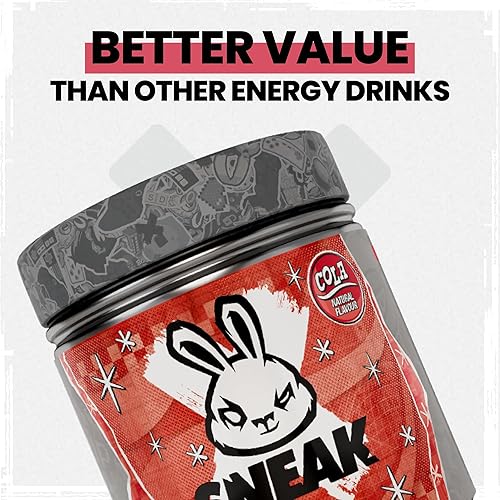 Miniatura 7 de SNEAK  Cherry Bomb Edition  Bebida energética Boost en el juego, cero azúcar, baja en calorías, vegetariana  40 porciones