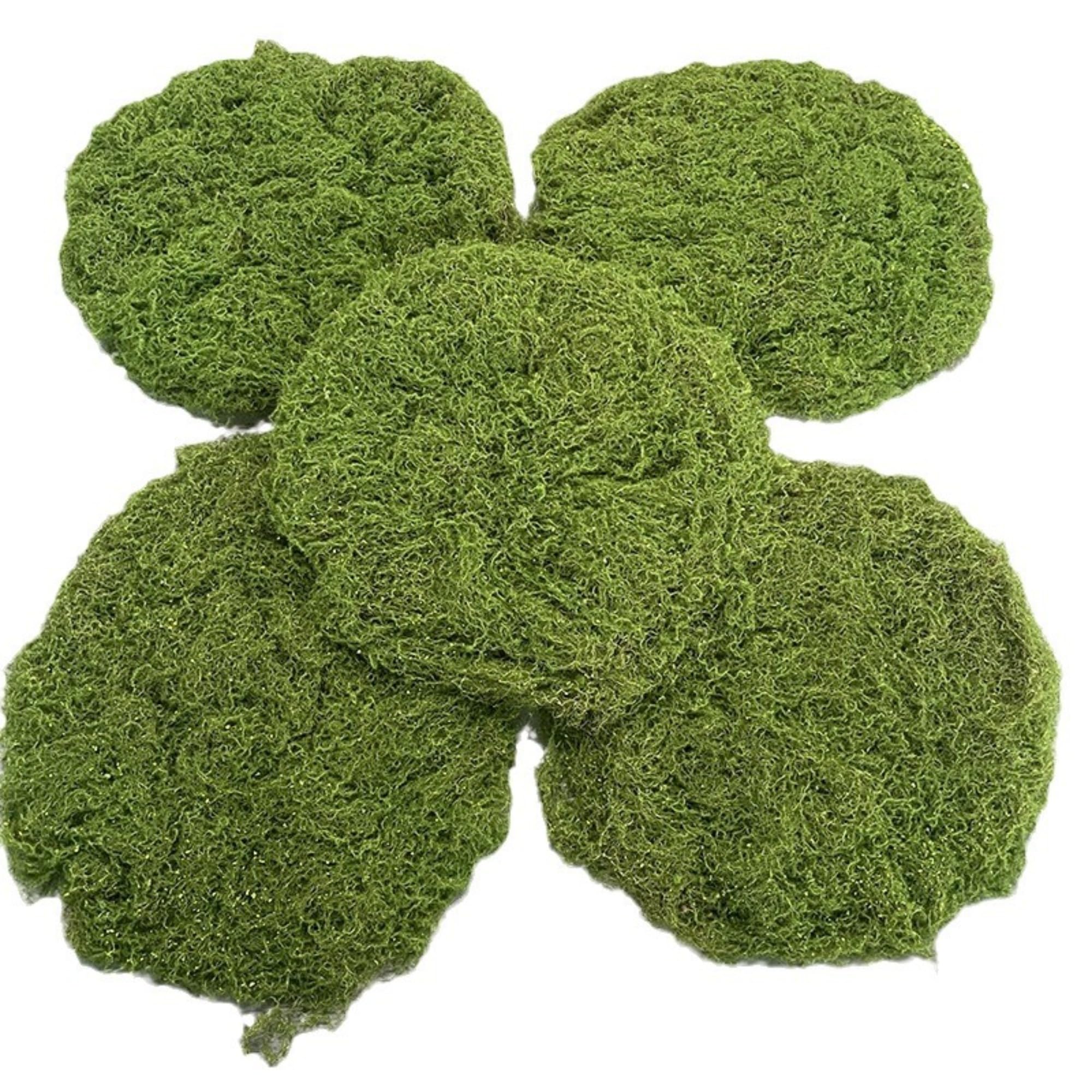 5 Stück Kunst Moos Deko, 45 cm Moosmatte, PE Faden Moos zum Basteln für Gestecke, Frühlingsdeko, Moosbilder, Floristik, Terrarium Dekoration