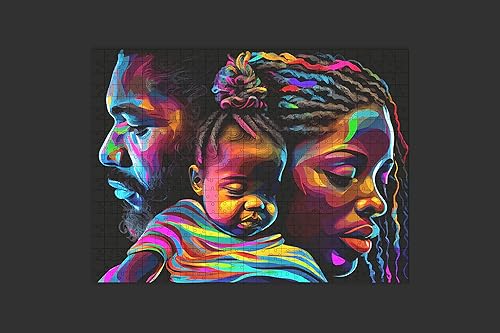 Miniatura 7 de African American Expressions Jigsaw  1000 piezas LewisRenee Puzzle, Relájate y conecta con la cultura negra a través de una actividad de