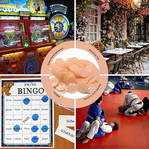 Vista 126 de Juego de 100 fichas de juego de fichas de póquer de plástico opaco con caja de almacenamiento (azul, 1 pulgada)