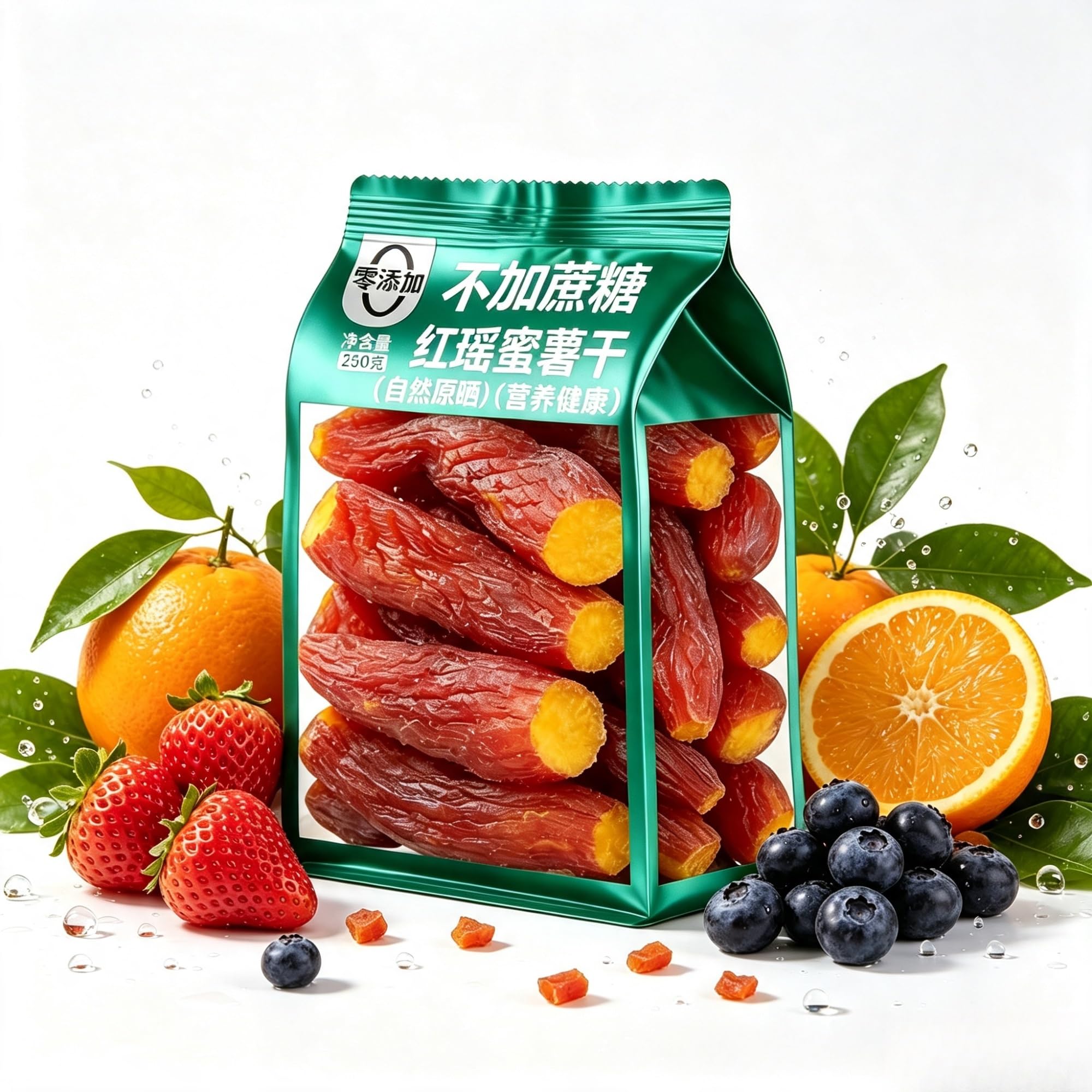Patates douces séchées à la vapeur Sachet de 250 g