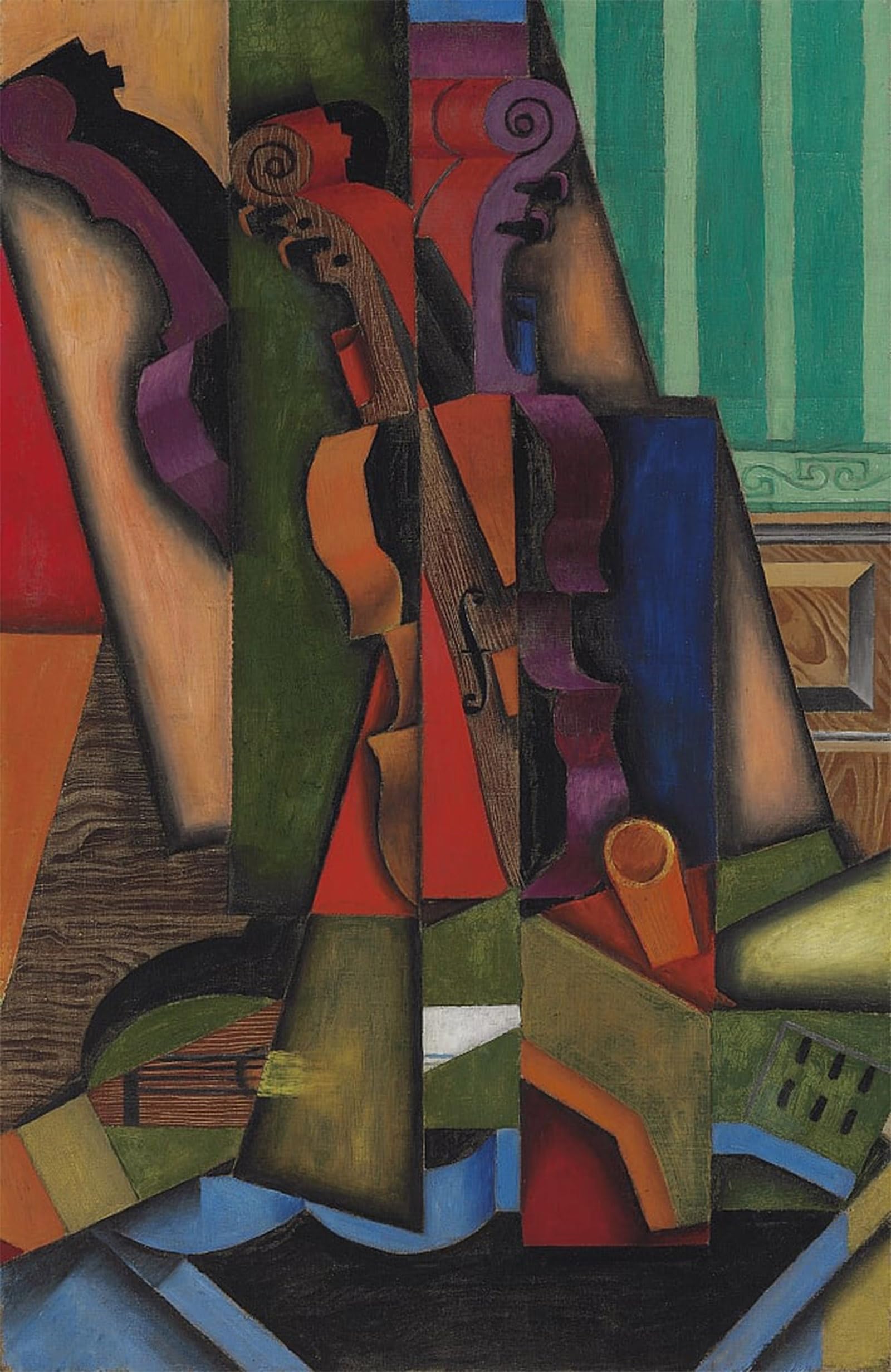 POSTERIIk Famous Print Pop Art Wall Art Graffiti Guitar and Violin by Juan Gris Art Prints for Home Decor 60x90cm