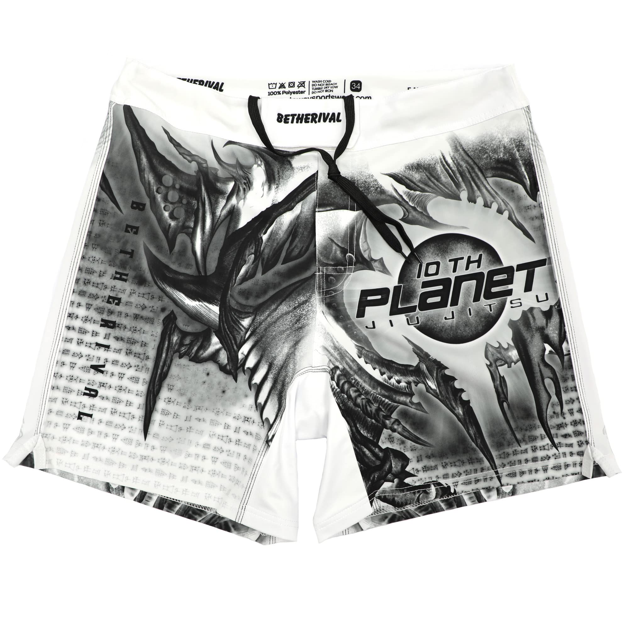 TPAZGHESports Mens Kickboxing MMA Fight Shorts, Black Jack UFC, BJJ, Grappling,Muay Thai Jiu Jitsu Shorts,Boxing Trunks
