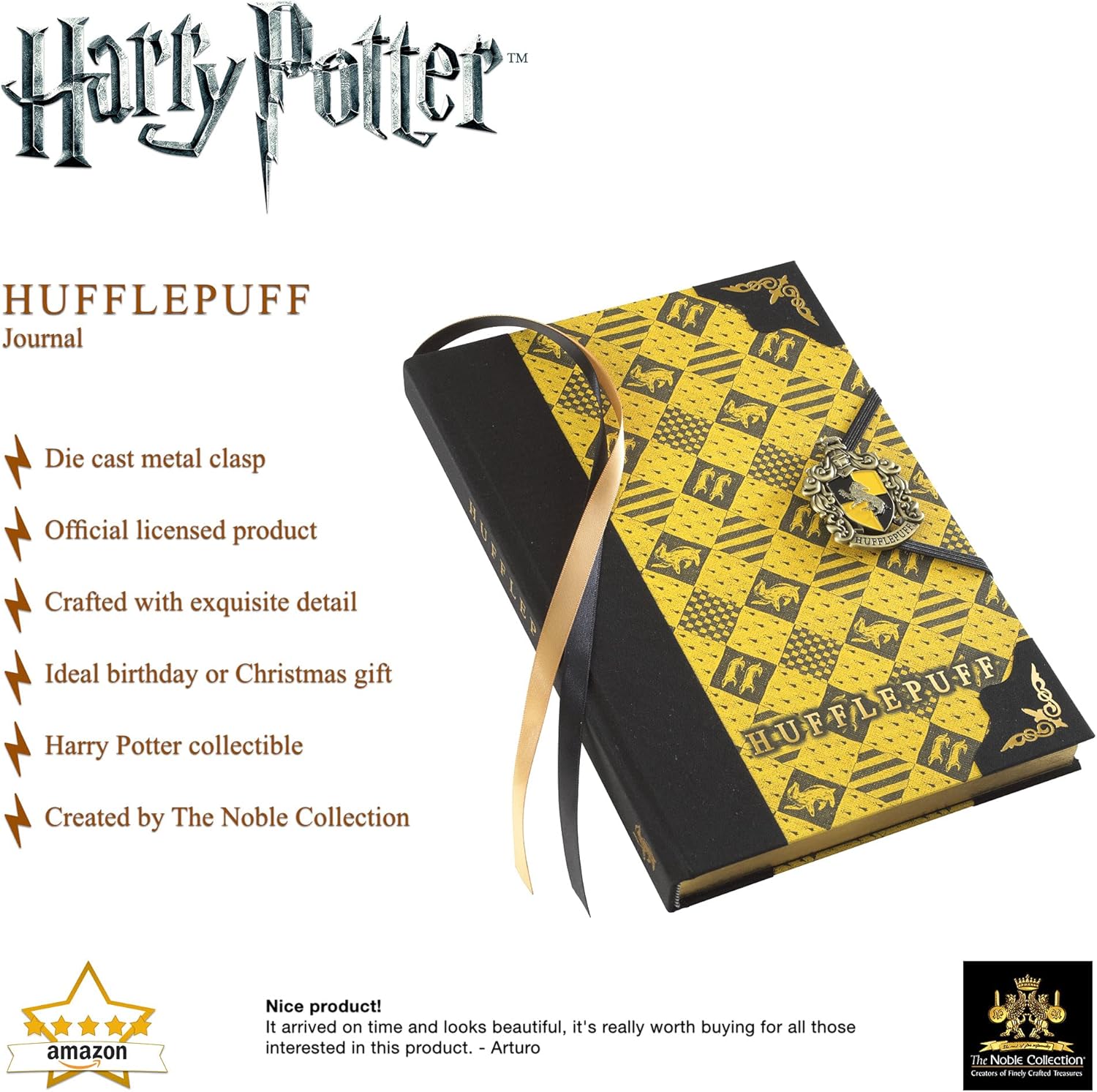 The Noble Collection Harry Potter Hufflepuff Journal