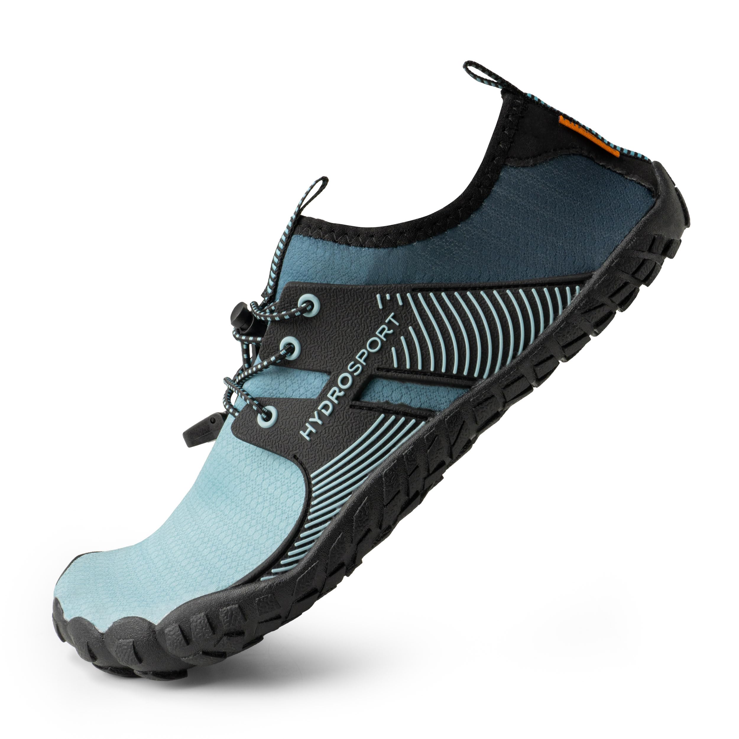 FITKICKS HydroSport Land-to-Water Footwear, Unisex Barefoot Shoes, Ideal for Beach, Yoga, Surf, Camping Accessories, Versatile Barefoot Shoes for Men and Women - Teal, Men's 7 / Women's 9