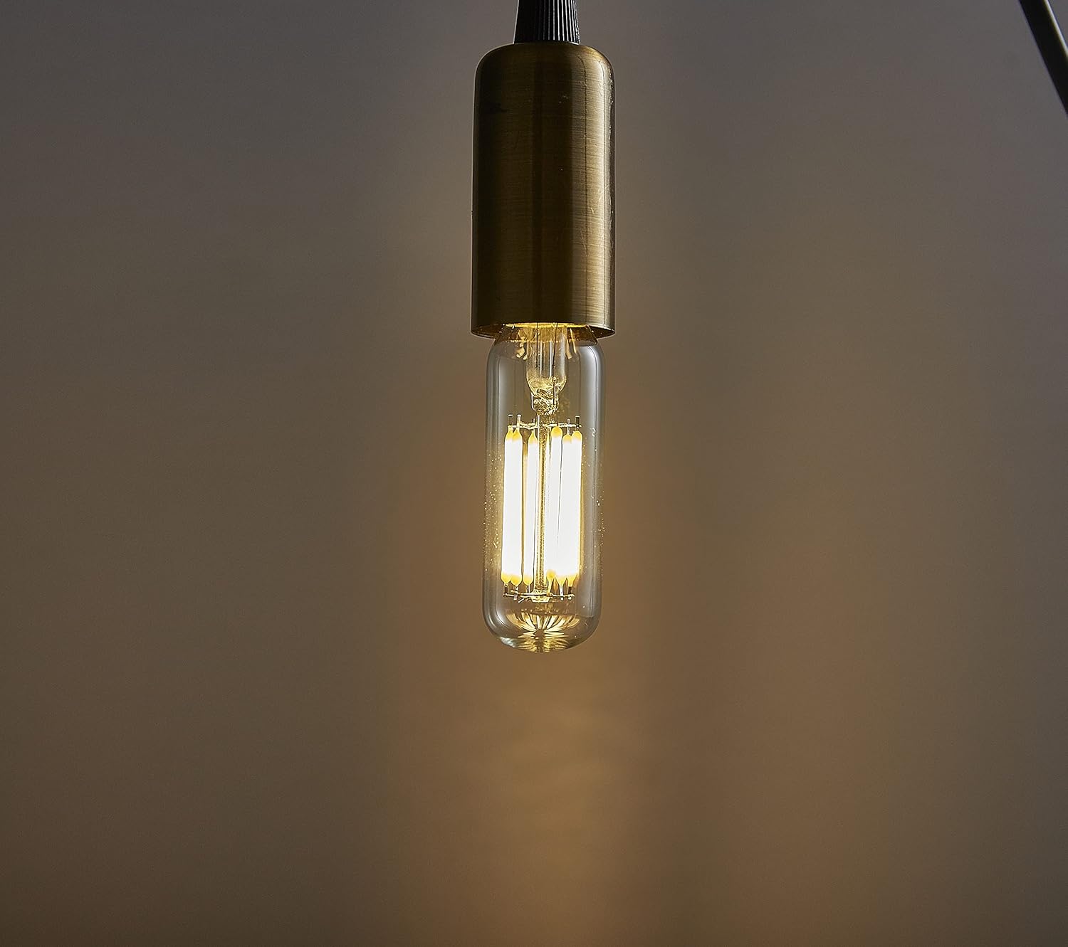 Dimmable T6 Vintage LED Light Bulbs Warm White 2700K,6W Equal 60 watt Light Bulb, E12 Base Candelabra Bulb for Chandeliers,Pendant,Wall scones 6Pack