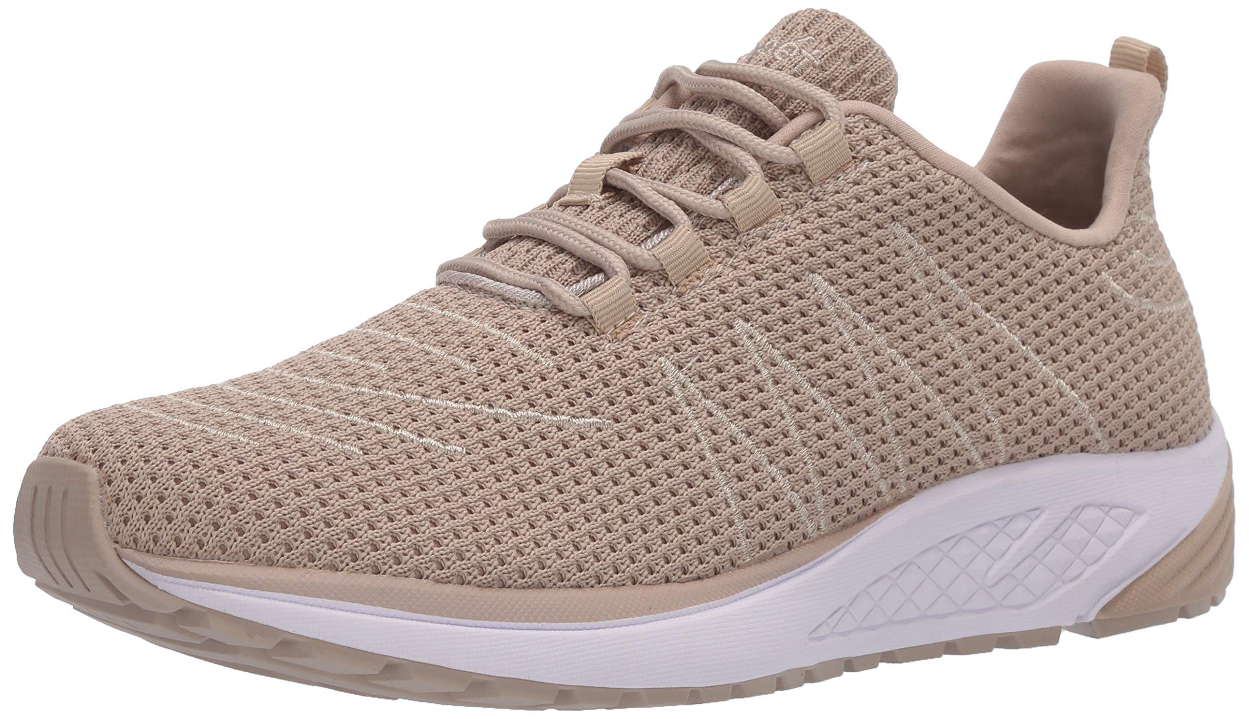 Propét Women's Tour Knit Sneaker, Sand, 9 UK