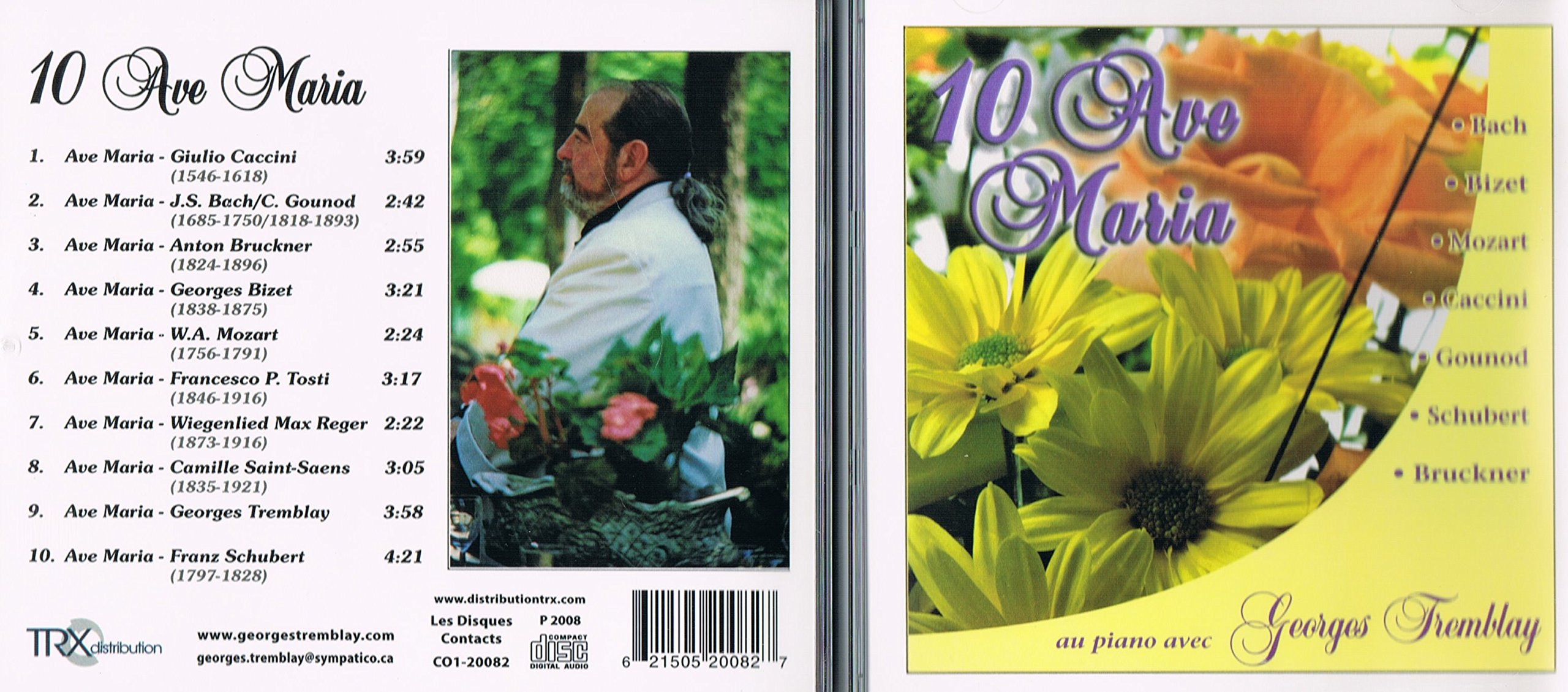 Georges Tremblay/10 Ave Maria [Audio CD] Georges Tremblay