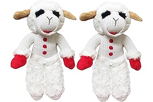 MultiPet Lambchop Standing Plush Dog Toy, The Perfect Companion for Your Furry Friend