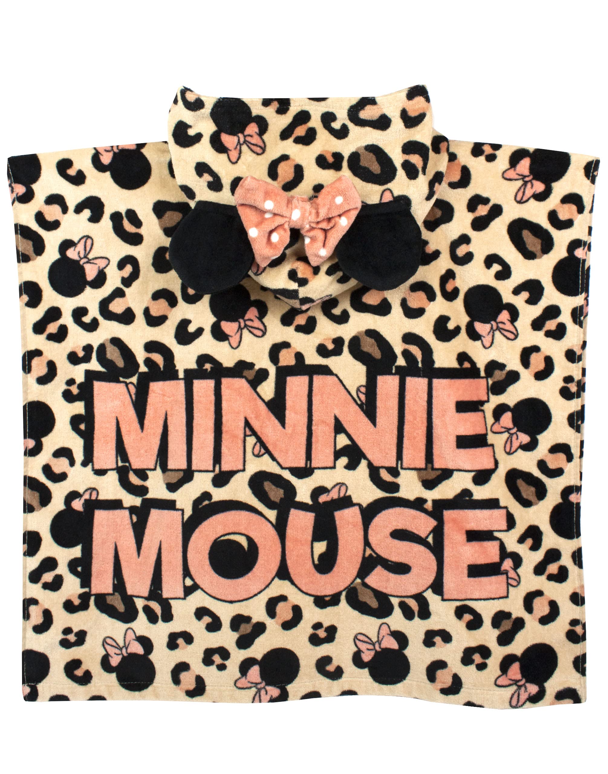 Disney Poncho Asciugamano Bambina Minnie Mouse | Regalo per Vestaglia
