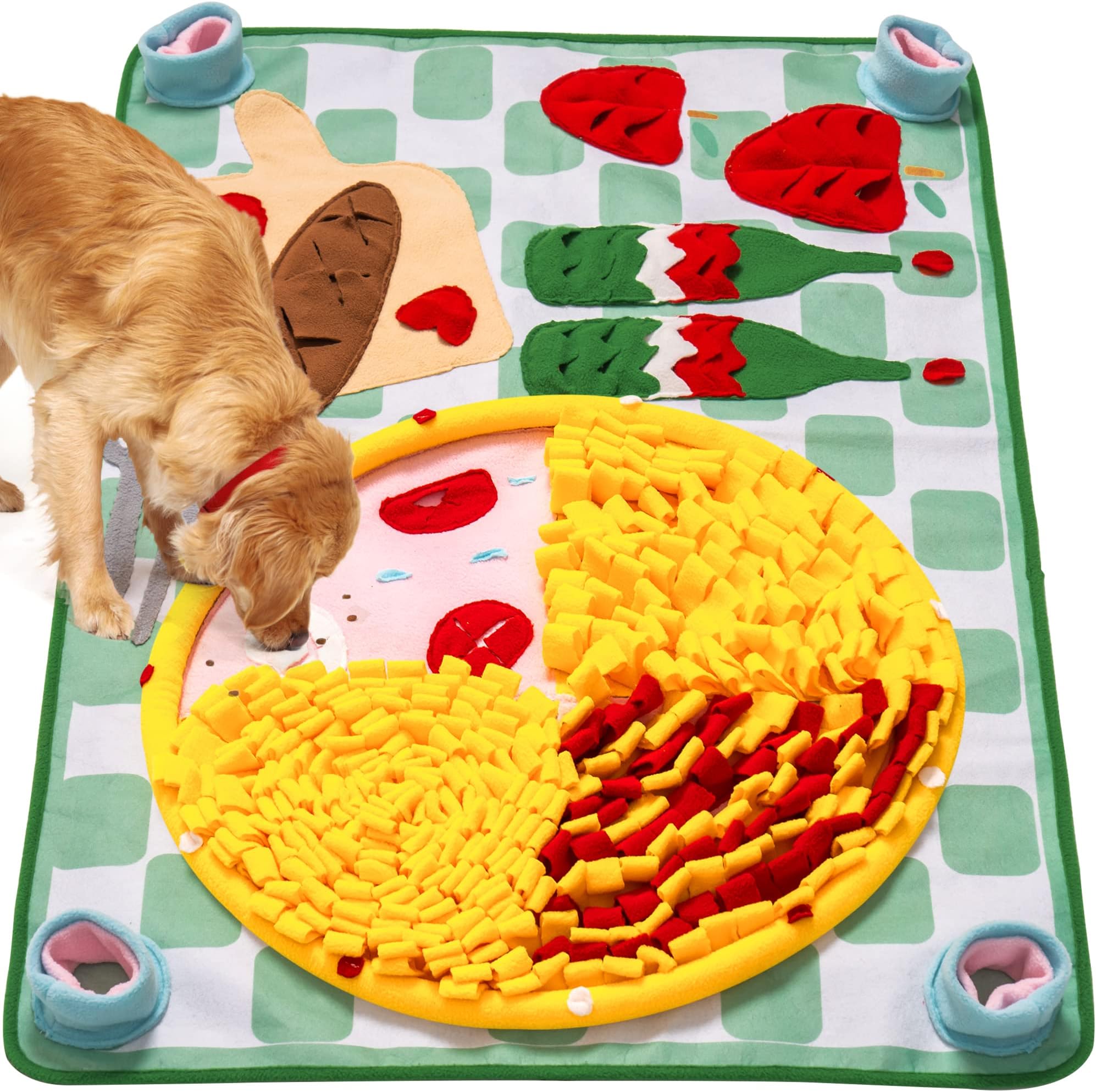 MEWOOFUN Snuffle Mat for Dogs Dog mat for Smell Training