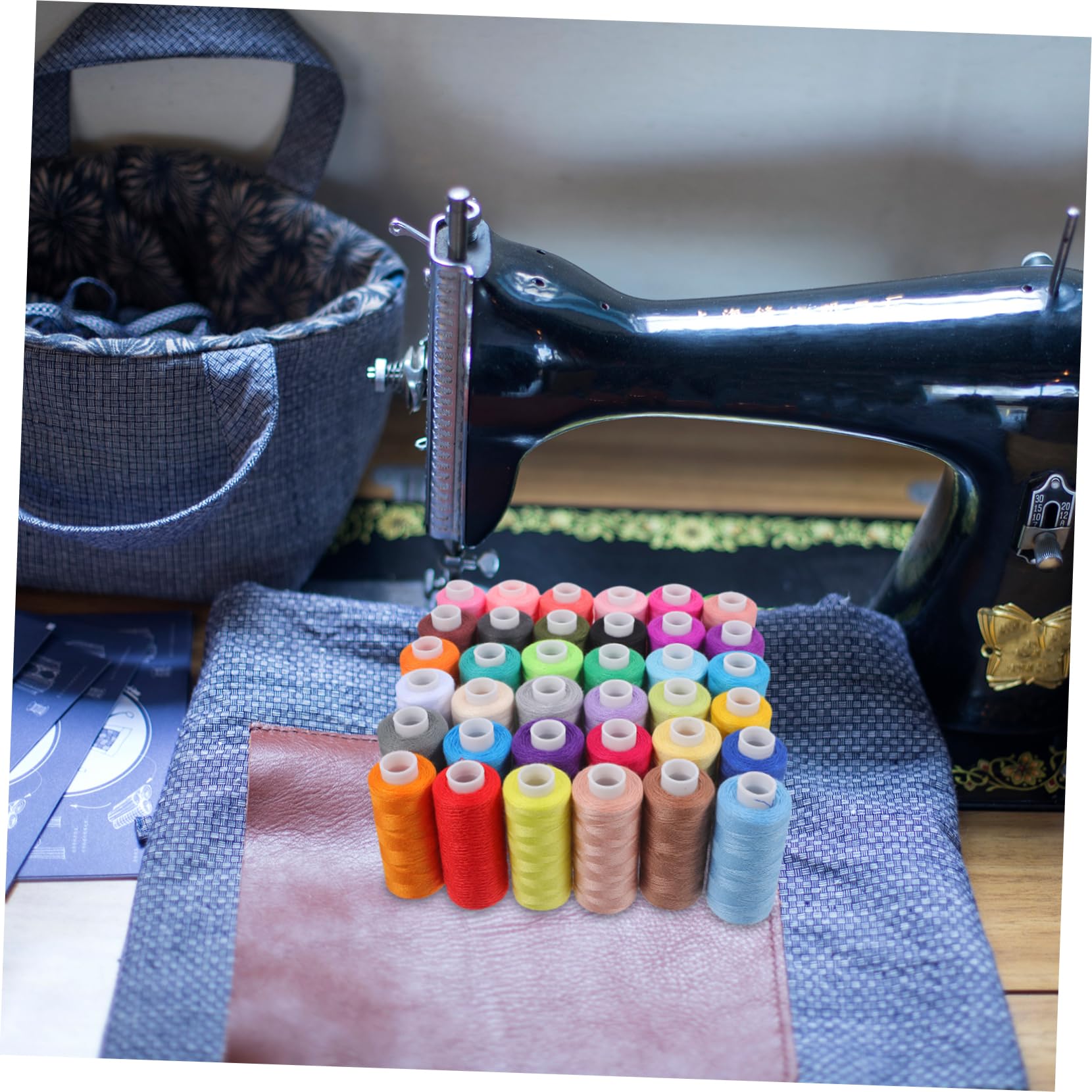 Sewroro 72stücke Nähgarn-sortiment Für Nähmaschinenspulen Polyester Spule Mit Vielfältigen Farben Für Näh Stick Quilt Und Bastelprojekte