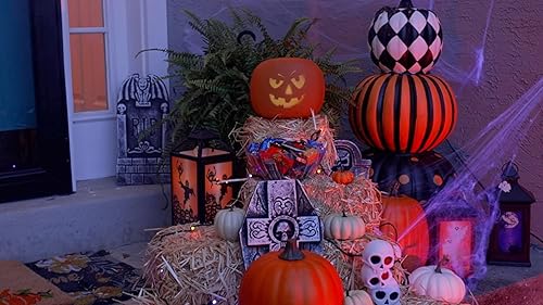 Miniatura 8 de Jabberin Jack Rockin Jack Edition - Calabaza animada parlante con proyector de video integrado y altavoz Plug'n Play