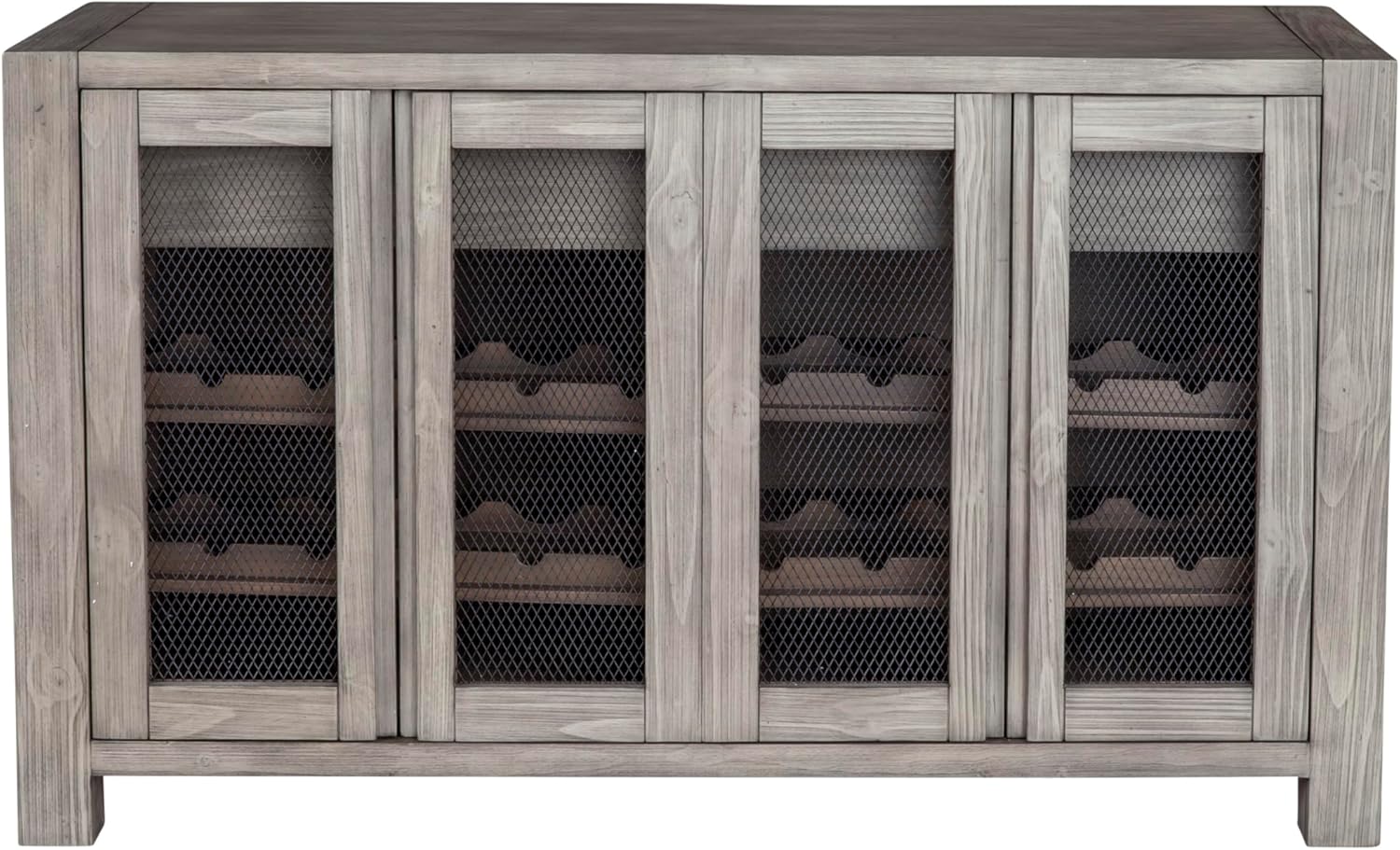 Alpine Furniture Fallon Sideboard, Gray/Black