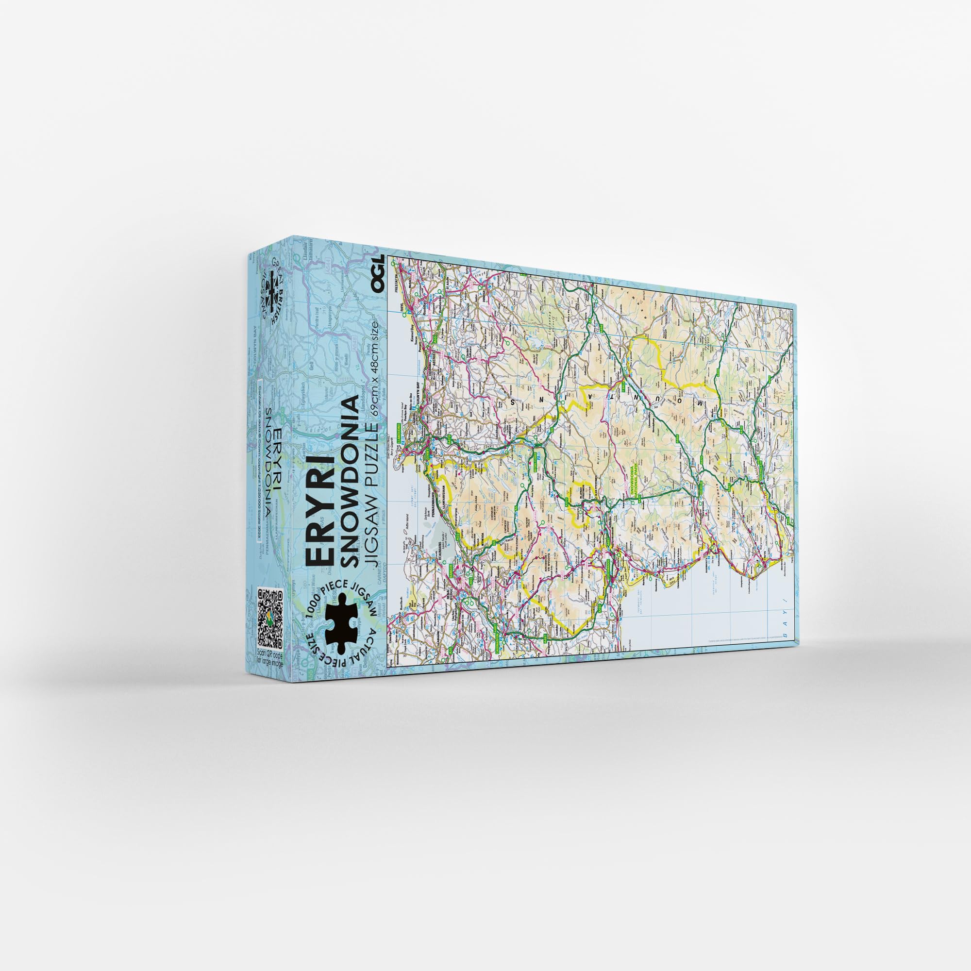 Pieceful Maps Jigsaw Puzzle, Snowdonia