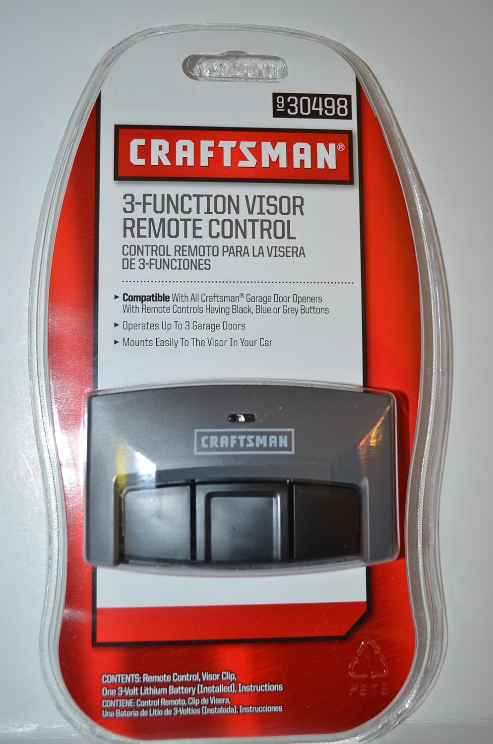 Fеаturеd Prоduсt Craftsman 30498 Garage Door Opener Universal Remote Control Genuine Original Equipment Manufacturer (OEM) Part Buу 1 gеt 1 Craftsman 30498 Garage Door Opener Universal Remote Control Genuine Original Equipment Manufacturer (OEM) Part