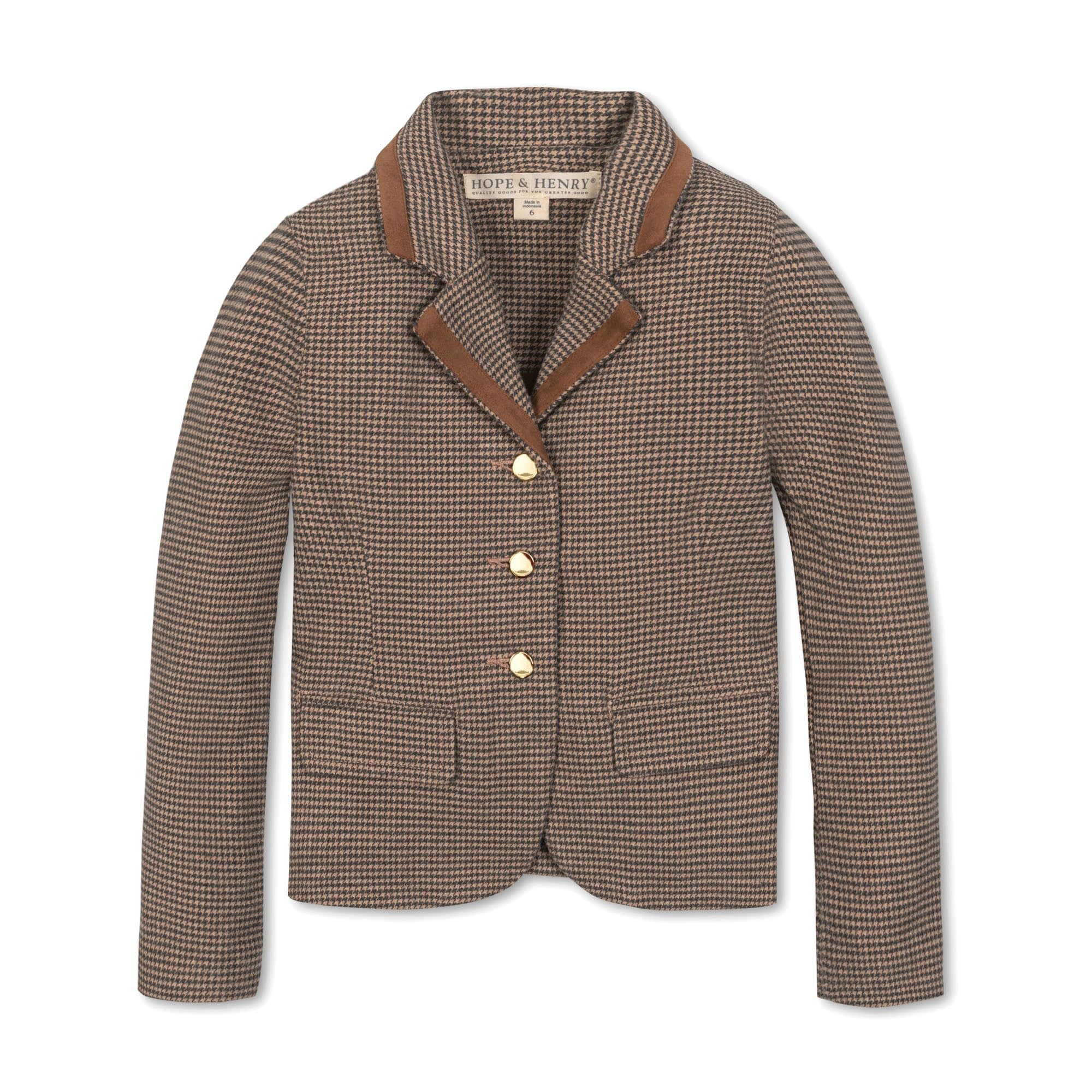 Organic Cotton Dress Blazer by Hope Henry Girl