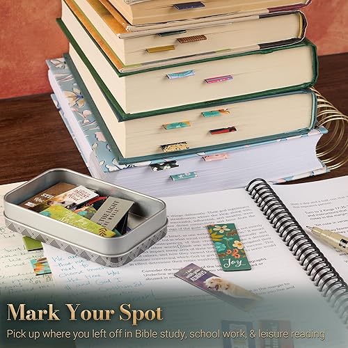 Miniatura 42 de Christian Art Gifts - Conjunto de marcapáginas magnéticos Lift Up Your Hands, 6 unidades Escénica #1