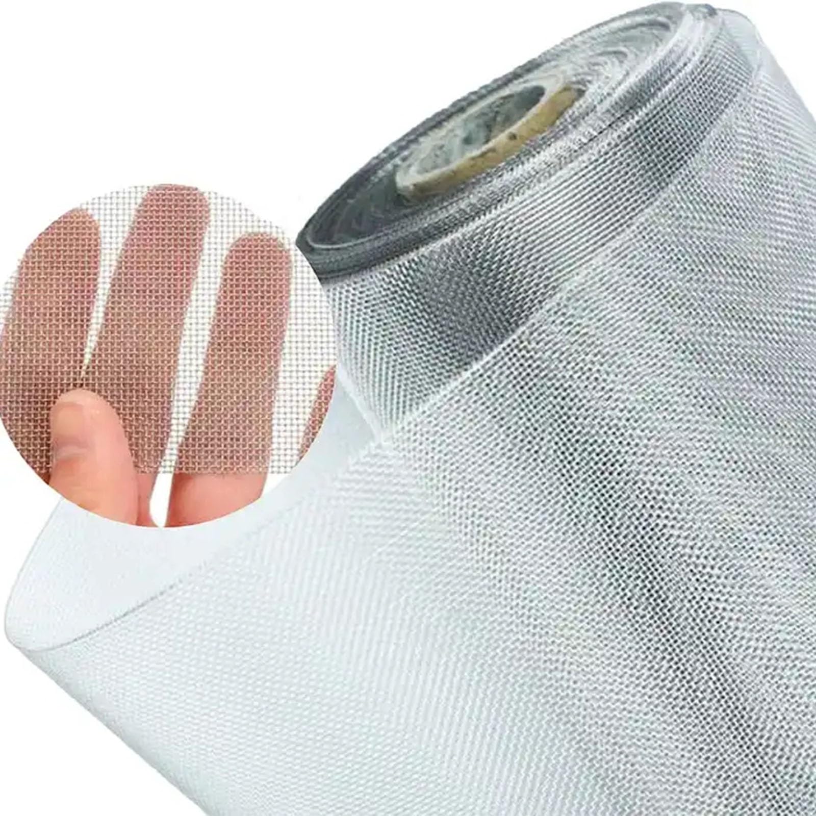 TGBHM Window Screen Roll 304 Stainless Steel Woven Wire Mesh The Entry of Rodents and Small Animals Homemade Screens for Home Use,0.8x2m