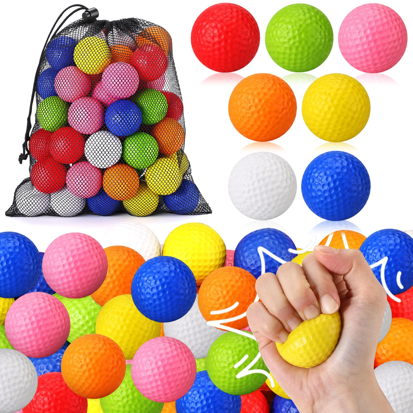 Libima Foam Stress Golf Ball Bulk Practice