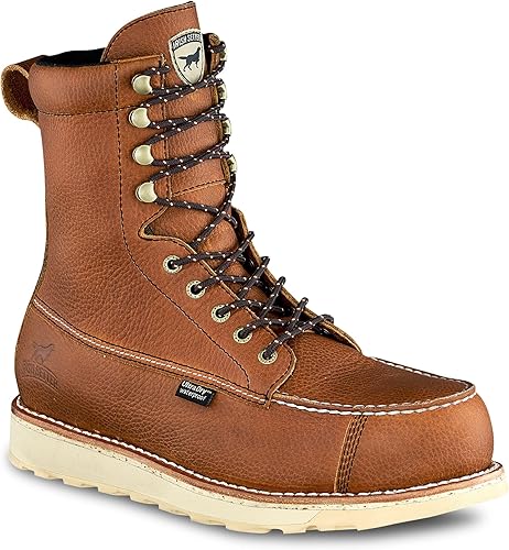 Miniatura 3 de Irish Setter, Wingshooter ST, Men's, 8", Waterproof, Non-Metallic Safety Toe, Work Boot, Gaucho