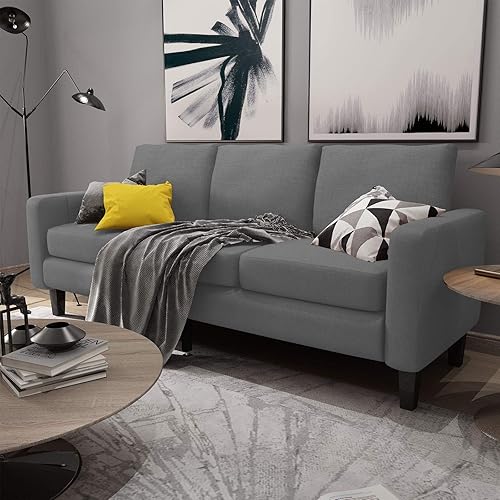 Alohappy Sofá de 3 plazas para sala de estar