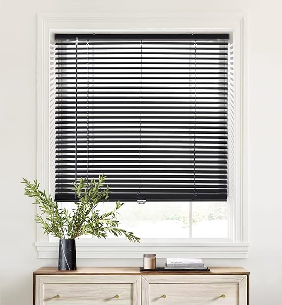 LazBlinds Cordless 1" Aluminum Horizontal Mini Blinds