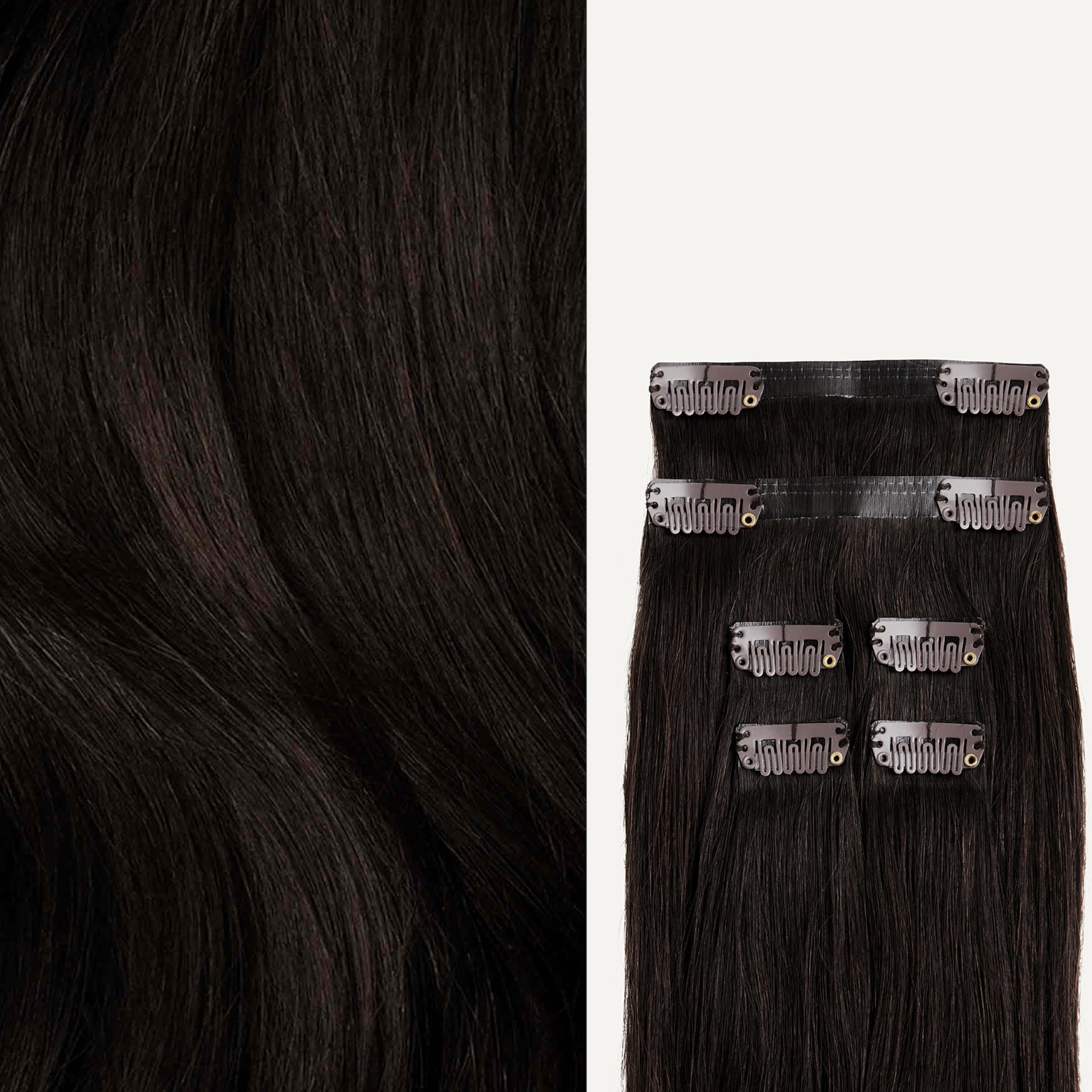Luxy 100% Remy Human Hair Extensions for Thin Hair Thinning Hair Fill-Ins – 6 Seamless Wefts Multi-Dimensional Color Blend - Natural-Looking Volume &