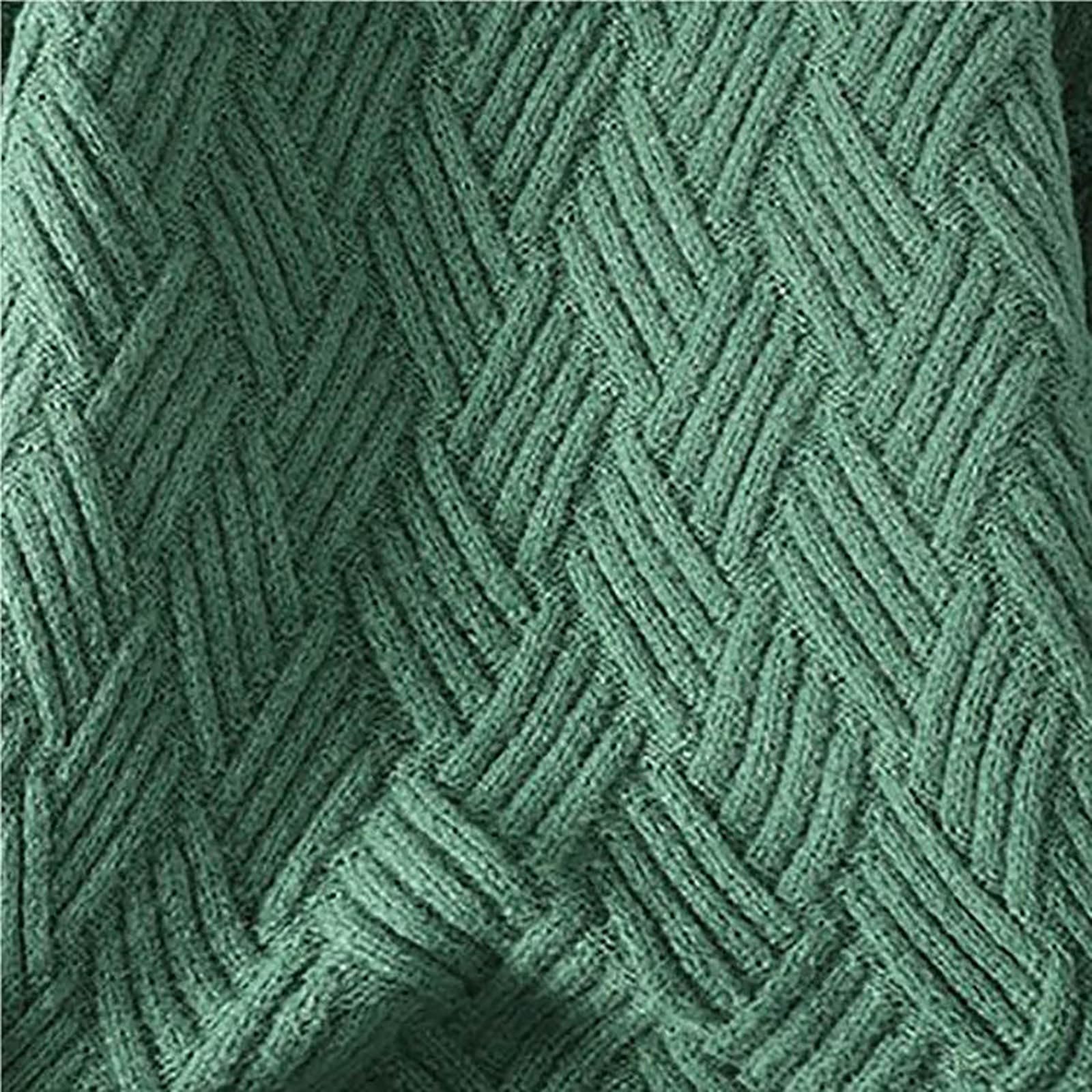 Pull Homme,Pull éPais en Tricot De Couleur Unie pour Homme VêTement d'automne Et d'hiver
